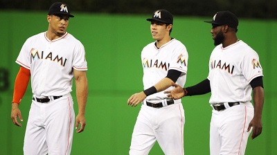 marlins-outfield