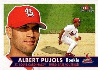 albert pujols rookie fleer