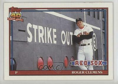 1991-Topps-530-Roger-Clemens-Boston-Red-Sox