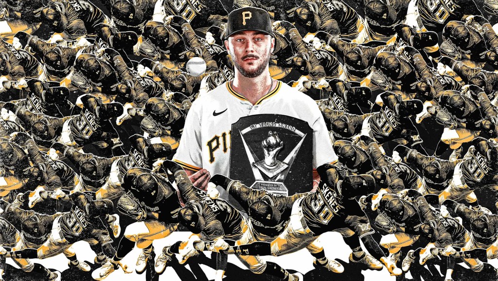 Paul Skenes et un trophée Cy Young. Habituez vous à cette image, il risque d'y en avoir pour un moment